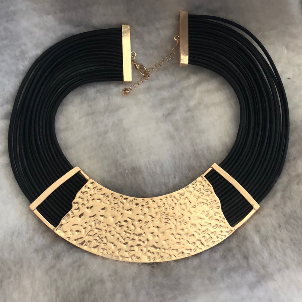 Black and gold necklace